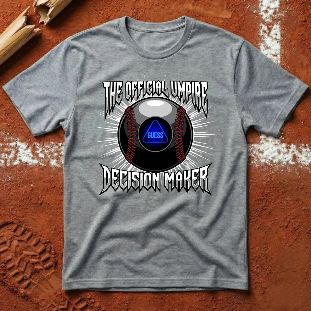 Umpire Decision Maker T-Shirt - Sport Grey | Pitch Please