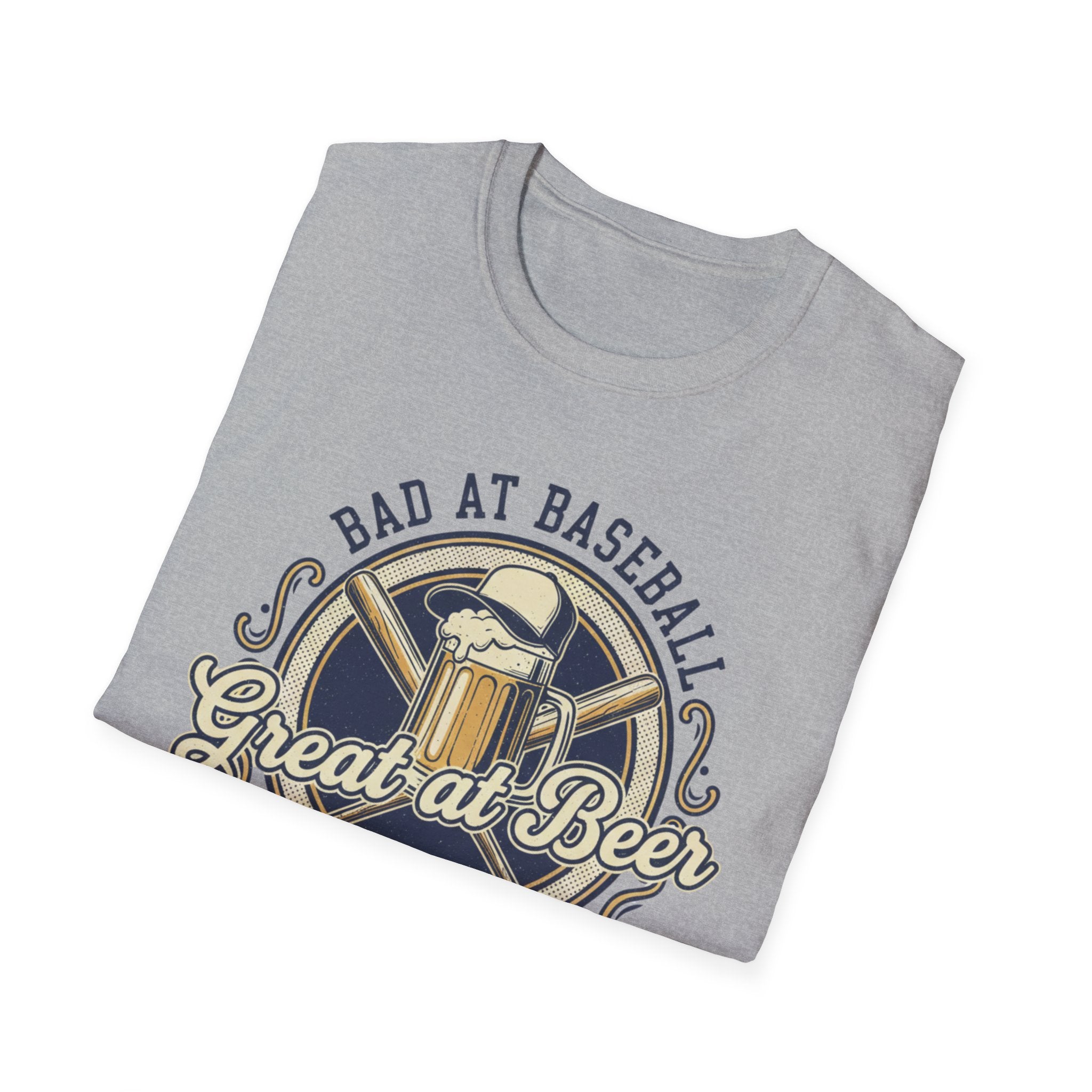 Bad At Baseball Great At Beer  T-Shirt