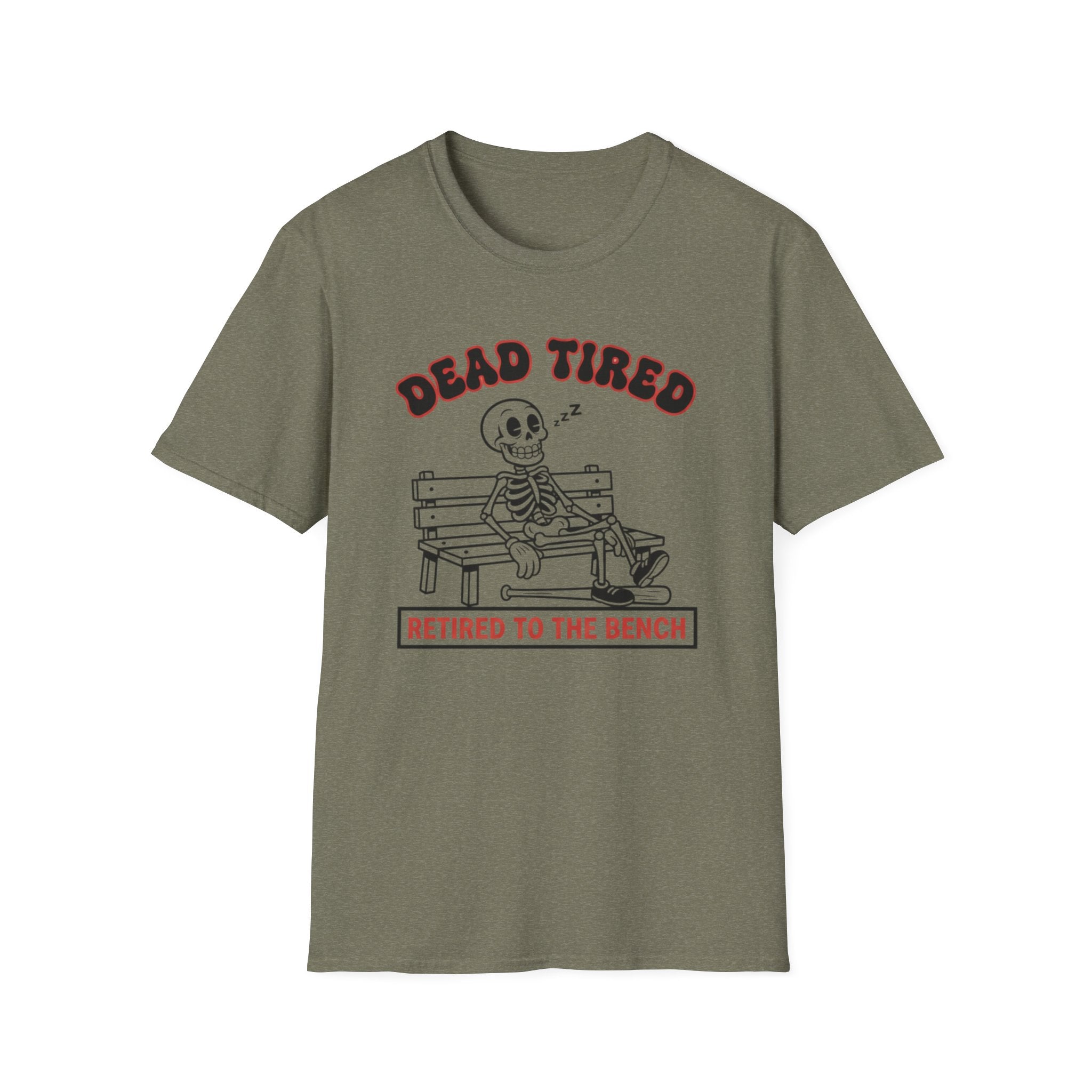Dead Tired Retired To The Bench T-Shirt