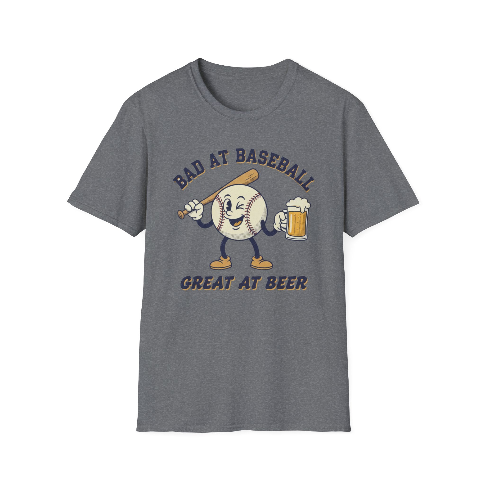 Bad At baseball Great At Beer  T-Shirt