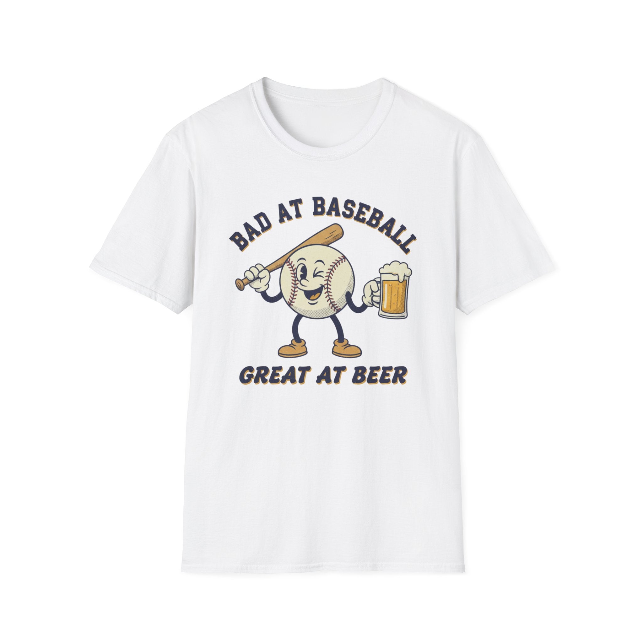 Bad At baseball Great At Beer  T-Shirt