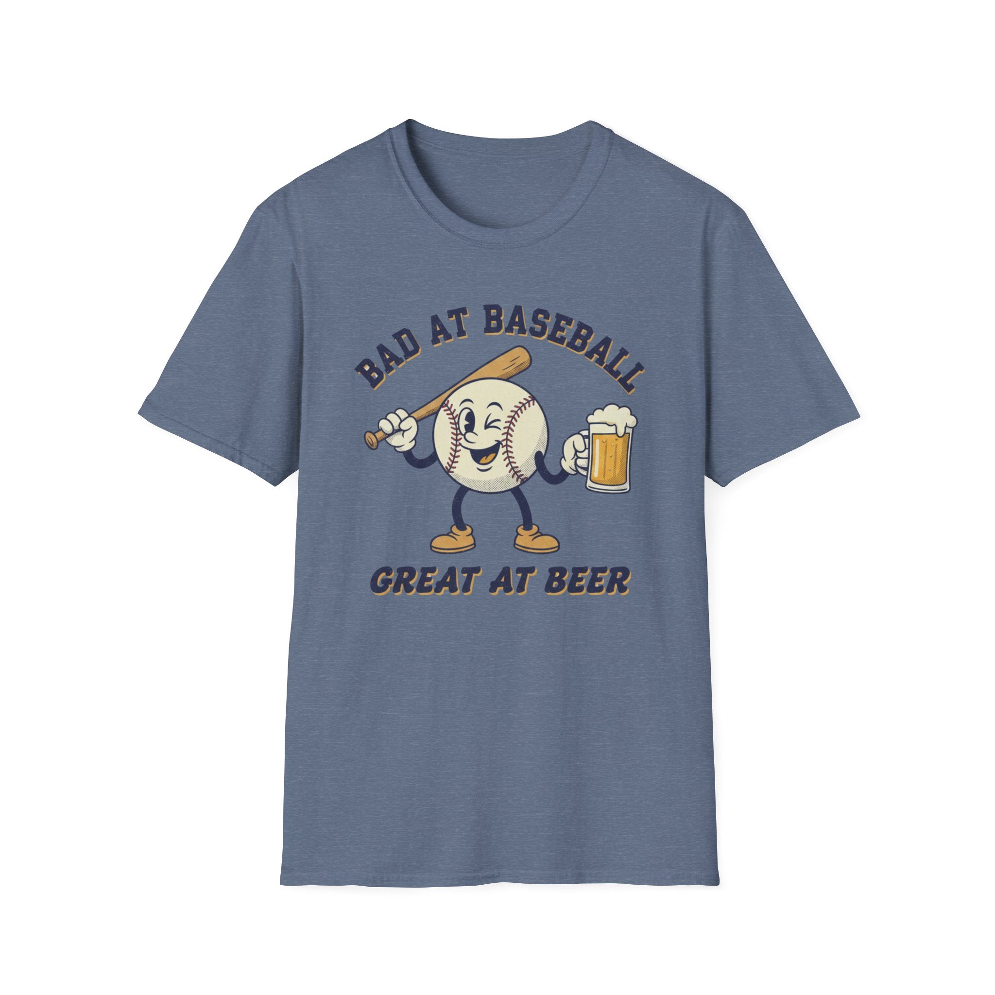 Bad At baseball Great At Beer  T-Shirt