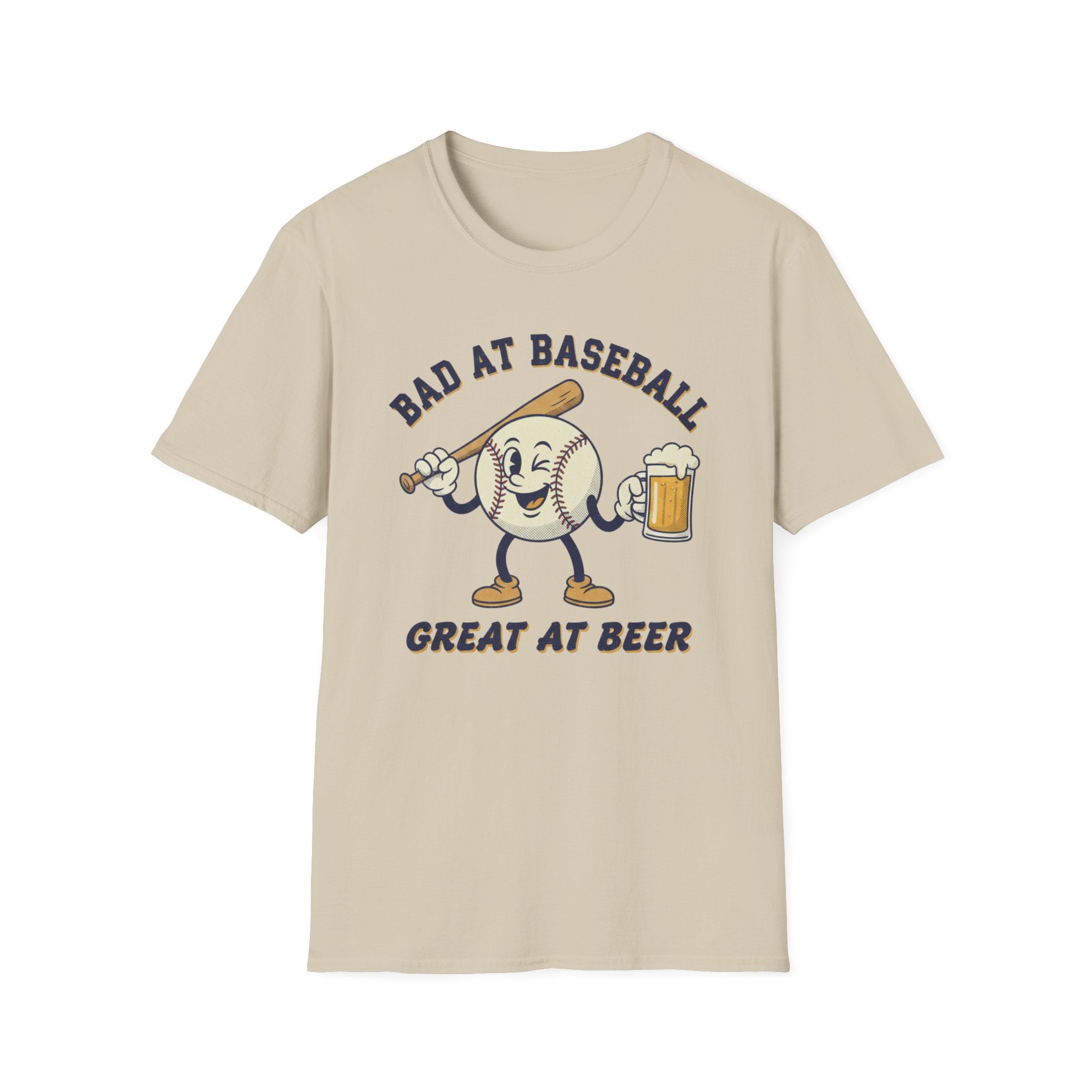 Bad At baseball Great At Beer  T-Shirt