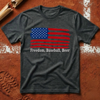Freedom Baseball Beer T-Shirt