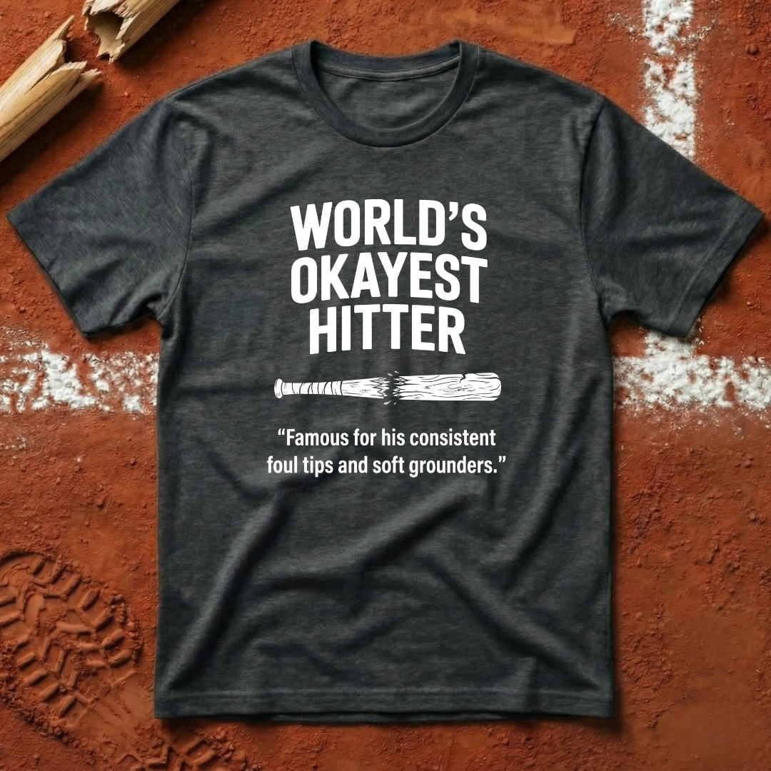 World's Okayest Hitter T-Shirt