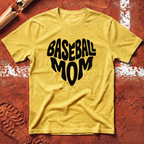 Baseball Mom Heart T-Shirt