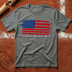 Freedom Baseball Beer T-Shirt