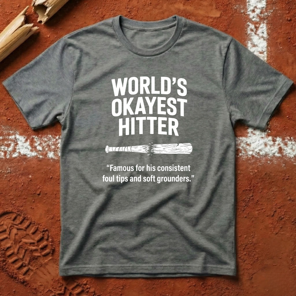 World's Okayest Hitter T-Shirt