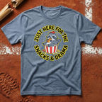 Snacks & Drama T-Shirt - Heather Indigo | Pitch Please