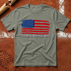 Freedom Baseball Beer T-Shirt