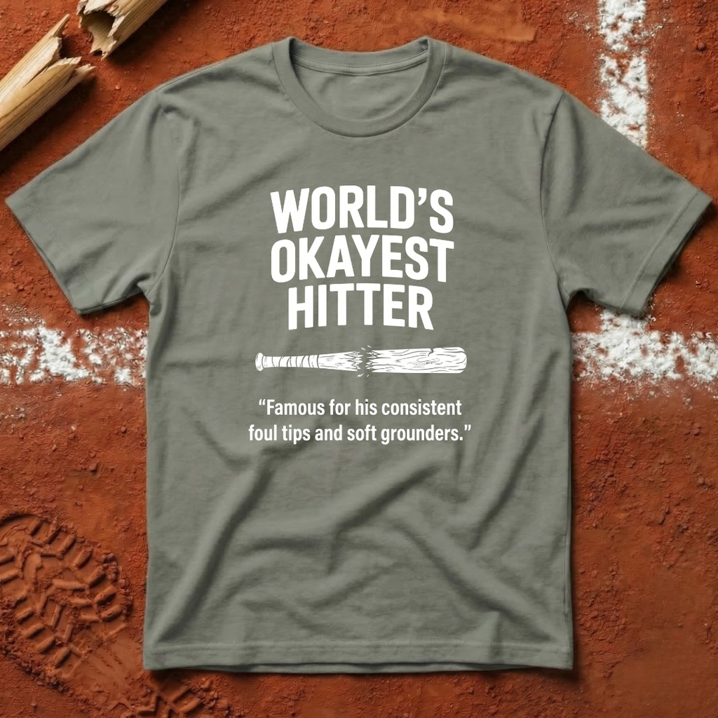 World's Okayest Hitter T-Shirt