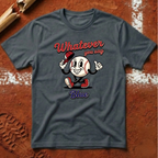Whatever You Say Blue T-Shirt - Heather Navy | Pitch Please