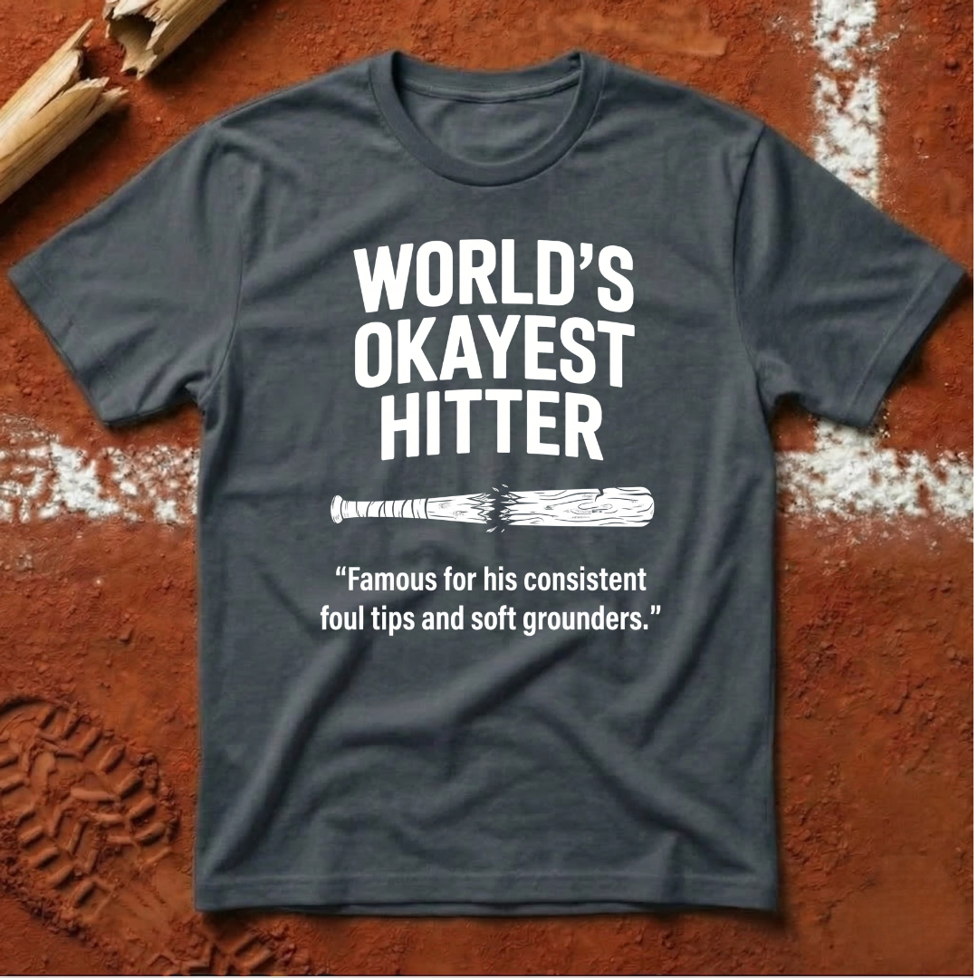 World's Okayest Hitter T-Shirt
