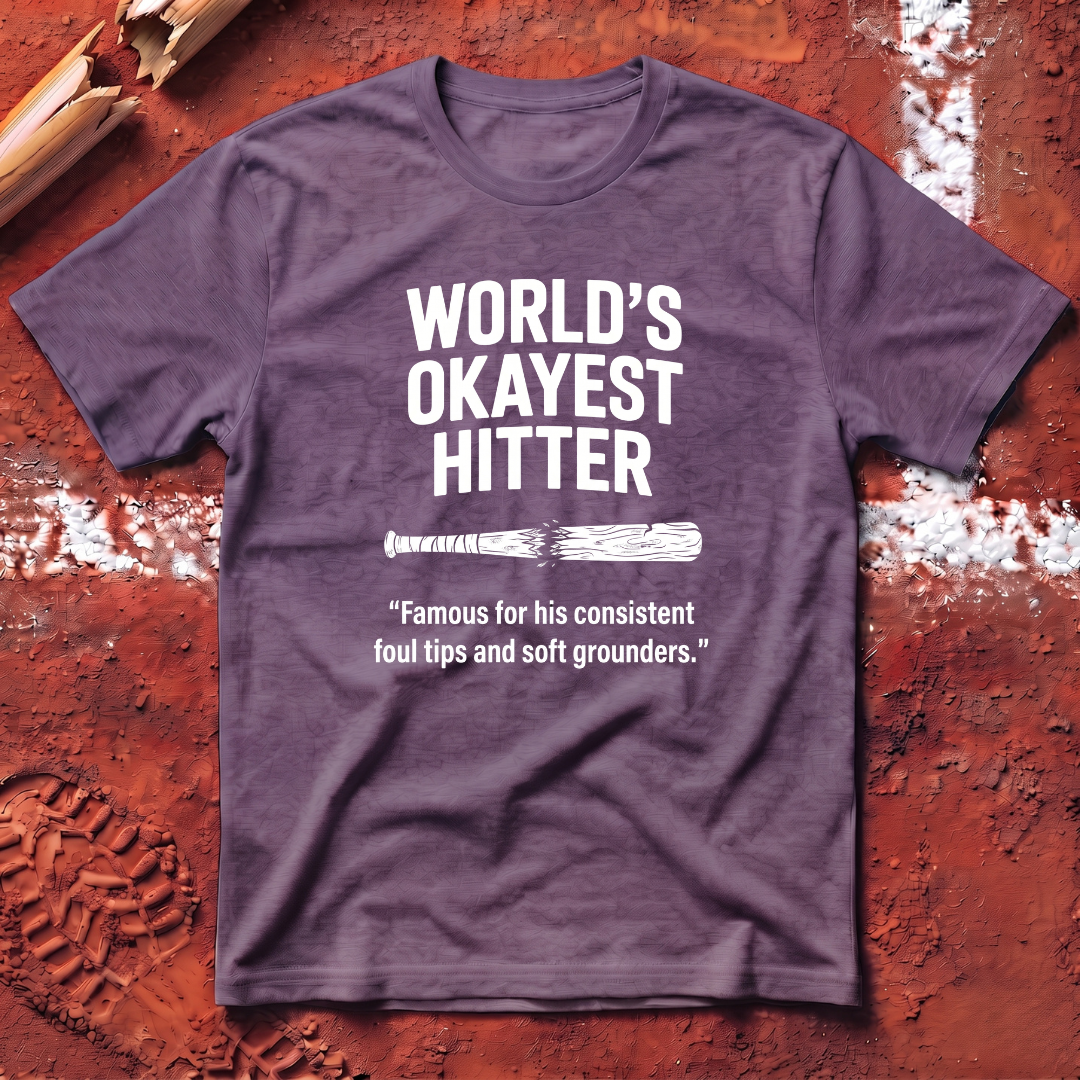 World's Okayest Hitter T-Shirt
