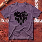 Baseball Mom Heart T-Shirt