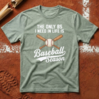 Baseball Season T-Shirt - Sage | Pitch Please