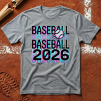 Baseball 2026 T-Shirt - Sport Gray | Pitch Please