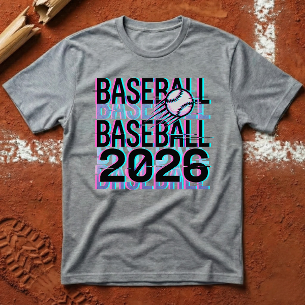 Baseball 2026 T-Shirt - Sport Gray | Pitch Please