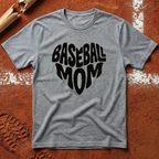 Baseball Mom Heart T-Shirt