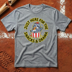 Snacks & Drama T-Shirt - Sport Grey | Pitch Please