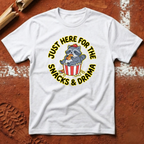 Snacks & Drama T-Shirt - White | Pitch Please