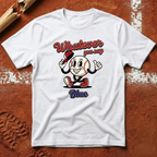 Whatever You Say Blue T-Shirt - White | Pitch Please