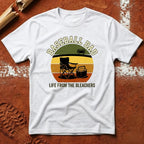 Baseball Dad Life T-Shirt - White | Pitch Please