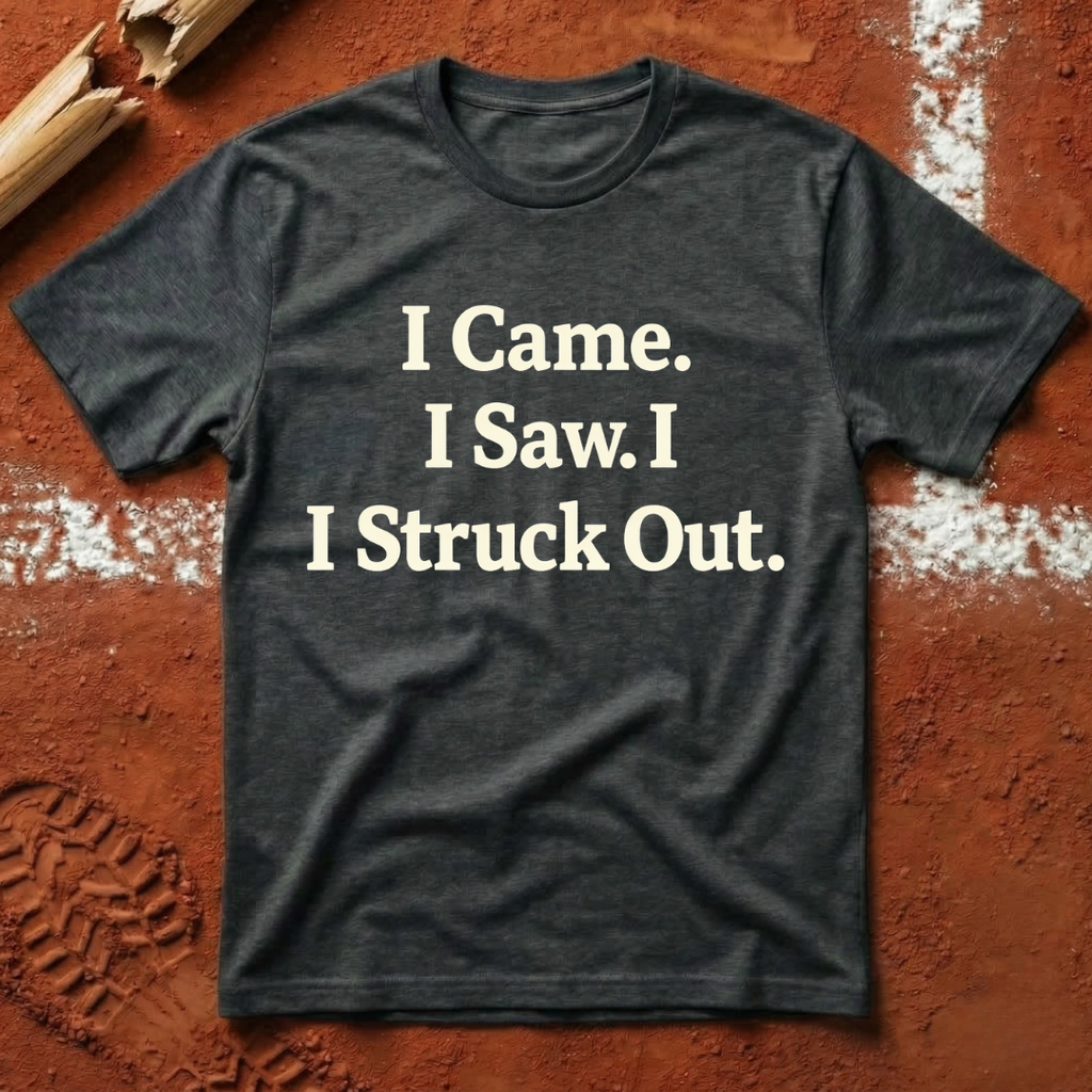 I Came I Saw I Struck out T-Shirt