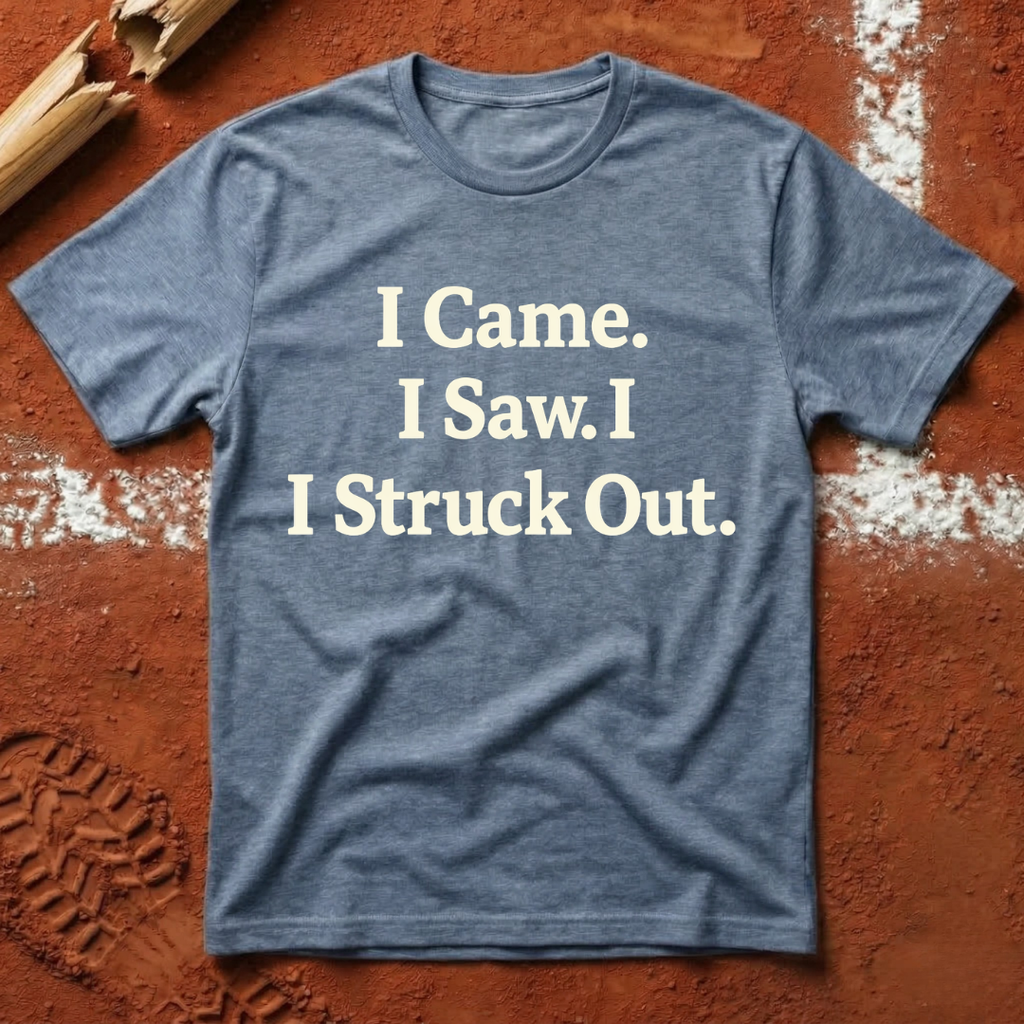 I Came I Saw I Struck out T-Shirt