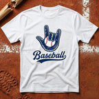 Love Baseball T-Shirt - White | Pitch Please