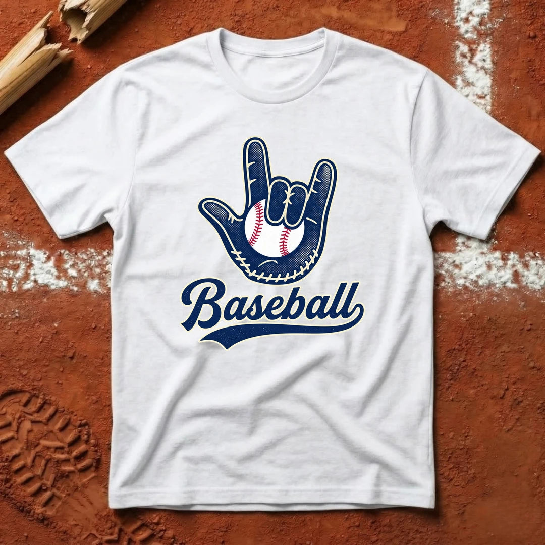 Love Baseball T-Shirt - White | Pitch Please