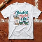 Mom Life Coffee T-Shirt - White | Pitch Please
