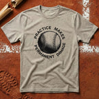 Practice Makes Permanent Damage T-Shirt - Sand | Pitch Please